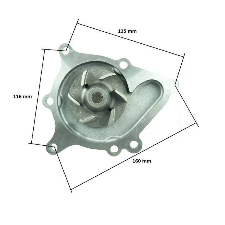 Pompe à Eau Pour Tracteurs Iseki, Massey Ferguson, Agco - Compatible Nombreux Modèles